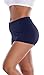 Attraco Women's Plus Size Broad Shorts Boyleg Swim Bottom Blue 22
