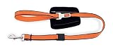 Bamboo Quick Control 3 Foot Leash with Seat Belt Latch Orange