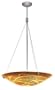 Safari Italian Cable Pendant with Amazon Art Glass