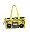 Loop Design The Boom Box Bag w/working Speakers in Yellow,Bags (Handbags/Totes) for Women