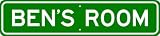 BEN ROOM SIGN - Personalized Gift Boy or Girl, Aluminum