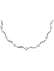 2.50CTW DIAMOND FLOWER NECKLACE