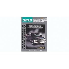 Chilton Car Care Manual Dodge/Plymouth Trucks 20402