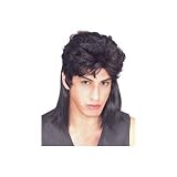Black Mullet Wig