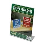 Nudell Plastics 35485 Acrylic Frames, Self Standing, 8-1/2 x 11, Clear