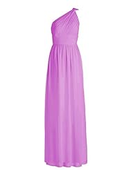 Sheath Chiffon One Shoulder Evening Dress/Bridesmaid Dress/Prom Dress 