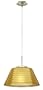 Eglo 87488A FARGO 1 Light Pendant Light Fixture, Nickel/Amber & Frosted Opal