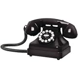 New-CROSLEY RADIO CR62-BK KETTLE CLASSIC DESK PHONE (BLACK) - COYCR62BK
