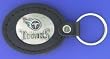 Tennessee Titans Leather Keychain w/Pewter Logo