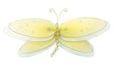 5 Yellow Multi-Layered Dragonfly nylon hanging ceiling wall baby nursery room wedding decor