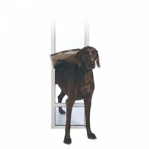 PetSafe 81 Deluxe White Patio Panel Pet Door Large Tall New Tool Pet