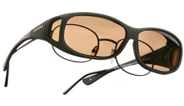 Cocoons Mini Slim Tortoise mit Bernstein C417A Polarisiert