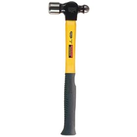 Stanley 54-724 24-Ounce Contractor Grade Jacketed Graphite Ball Pein Hammer by Stanley Hand Tools