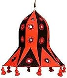 ShalinCraft Lampshades Multicolored Applique Embroidered Fabric Indian-Style