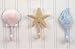 SEASHELL sea shells Wall HOOKS coat bath towel bathroom