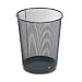 Rolodex 22351 Mesh round wastebasket, 11-1/2 diameter x 14-1/4h, black