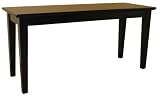 International Concepts BE46-39 Shaker Styled Bench RTA, Black