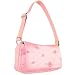 Zoon Pink Satin Planet Baguette Bag