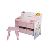 Disney Princess Art Desk With Storage Organization
