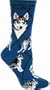 Siberian Husky Sled Dog Cotton Puppy Dog Breed Animal Socks 9-11