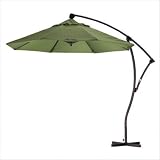 9 Cantilever Market Umbrella Delux Crank Lift, Sunbrella A Pacific Blue