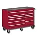 Remline REM12956 10 Drawer XQL Tool Cabinet 56 W x 24 Deep - Red
