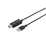 iBUFFALO 1本のケーブルで2台のパソコンを自在に操れるパソコン自動切替器(マウス/キーボード) ブラック BSKM203