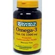 Omega-3 Fish Oil 1000 Mg., 100 Softgels, Good'N Natural