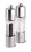 Kitchen & Housewares : Cole and Mason HS4490 Manhattan Stainless Steel Acrylic Salt & Pepper Mills