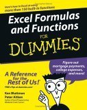 Excel Formulas and Functions For Dummies