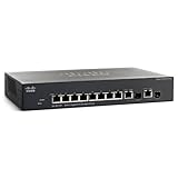 Cisco SG 300-10P (SRW2008P-K9-NA) 10-Port Gigabit PoE Managed Switch
