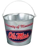 Mississippi Rebels Metal 5 Quart Pail