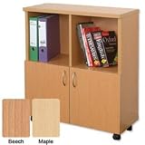 Influx Basics Cube Storage Cupboard Mobile 4 Cube W800xD330xH865mm Beech