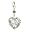 image 14mm CUBIC ZIRCONIA HEART Charm