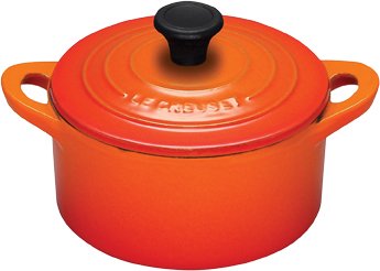 Le Creuset 1 Qt. Round French Oven – Flame Feature