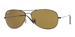 Ray Ban Sunglasses RB 3362 Cockpit (59, 014/57 Brown/Polarized Crystal Brown)