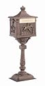 Victorian Pedestal Mailbox - 8 Colors - Rustproof!