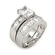 8x6mm CZ Baguette Wedding Set 8x6mm CZ Baguette Wedding Set