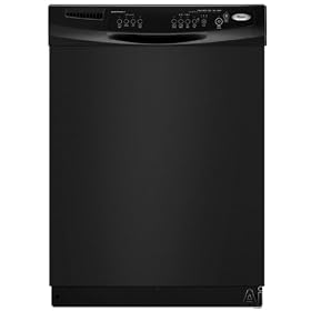 Whirlpool : DU1300XTVB 24in Full Console Dishwasher with 4 Wash Cycles Black by Whirlpool