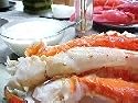 Succulent Alaskan King Crab Legs & Hearty New England Clam Chowder package