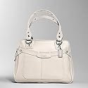 COACH Penelope White Leather Satchel Handbag F13169 - White