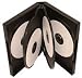 Electronics : 100 x Black 6 Way DVD Cases