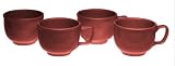 Fiesta Cinnabar 149 18-Ounce Jumbo Cups, Set of 4