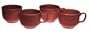 Fiesta 18-Ounce Jumbo Cups, Set of 4, Cinnabar