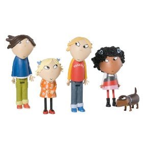 Charlie & Lola Mini Characters, Figurine Play Set, 5 Figures