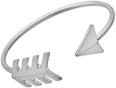 Blu Bijoux Silver Arrow Bangle