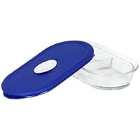 Pyrex Storage Deluxe 2-Cup Divided Dish with Lid