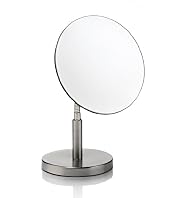 Freestanding Round Cosmetic Mirror