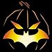 Batman -- Halloween - Jack O'Bat Logo Youth T-Shirt