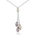 Jewelry : Pink and White Freshwater Pearl Sterling Silver Necklace